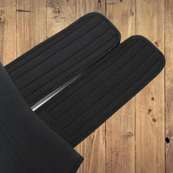 Dual Compression Belts Neoprene Waist Trainer Corset Cincher YKK Zipper Closure - Picture 8 of 10